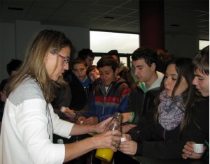 3.Probando los zumos ecológicos